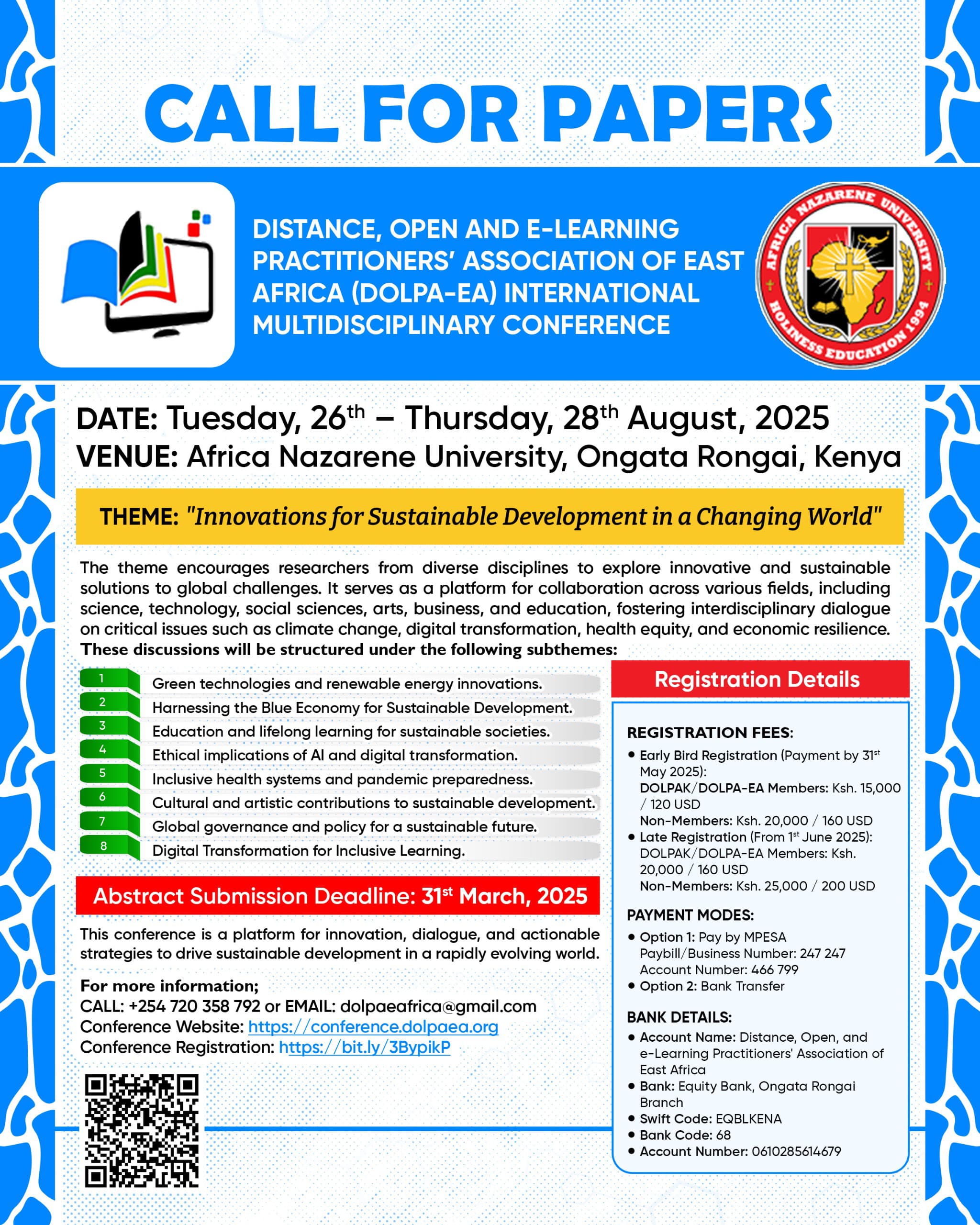 View 2025: DOLPA-EA International Multidisciplinary Conference